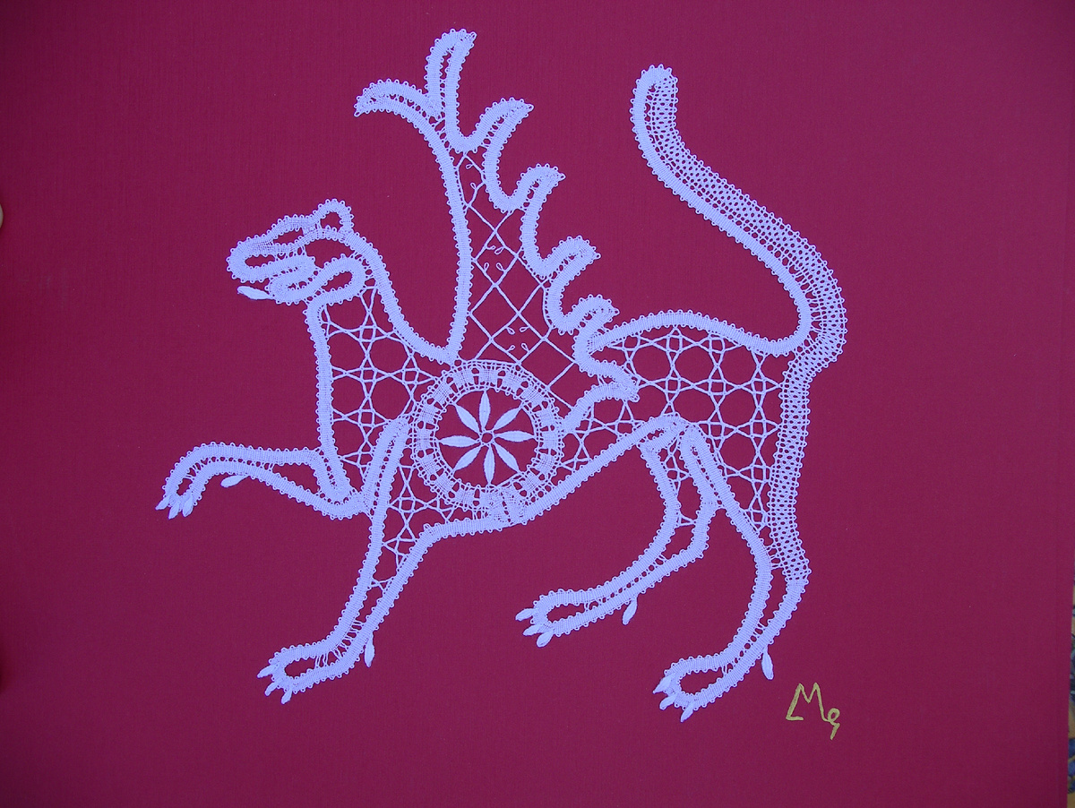 Барс. Кружево на коклюшках