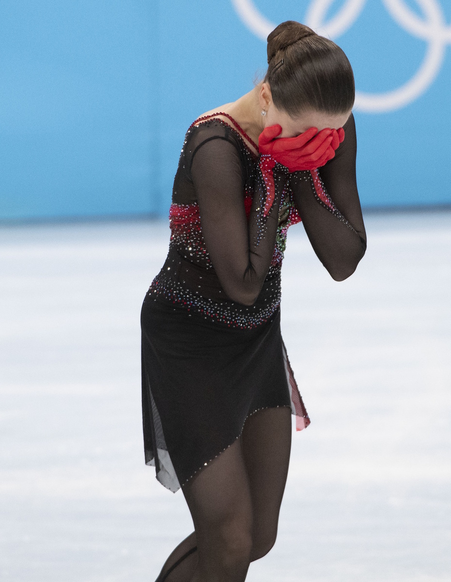 Камила Валиева на Олимпиаде в Пекине. Фото: GLOBAL LOOK PRESS