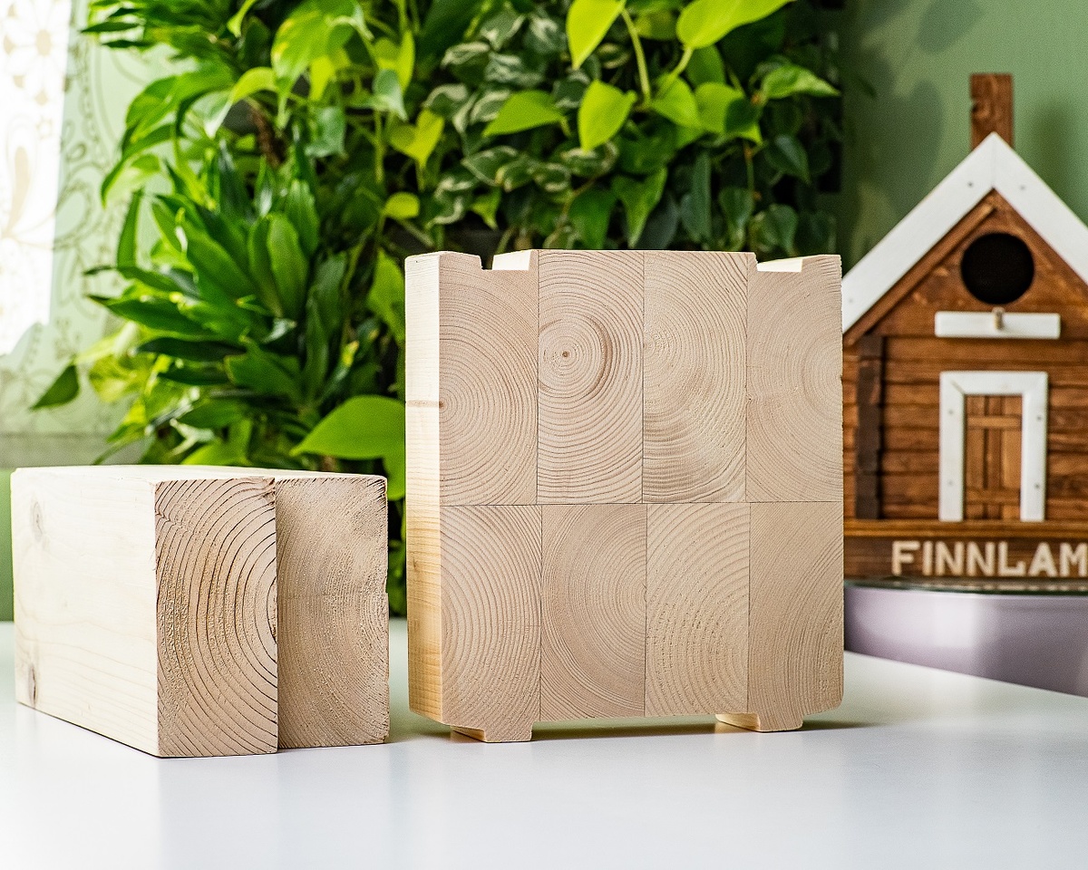 Ламели для бруса и брус Finnlam