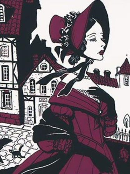 Иллюстрация к роману "Госопжа Бовари". Из открытых источников.