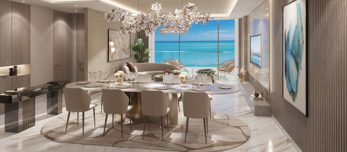 Роскошный вид на залив.