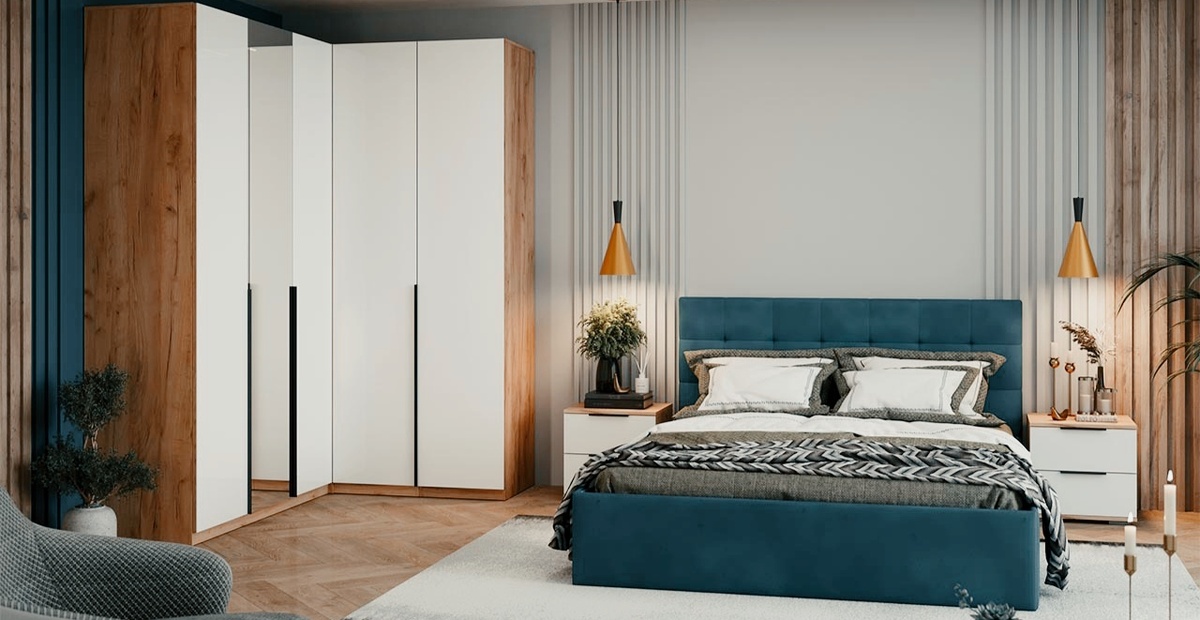 Спальный гарнитур Джоли фабрика "Три Я" г. Волгодонск. В ассортименте фабрики можно выбрать мебель для любого помещения в доме. На сайте фабрики очень часто появляются новинки. Например, эта спальня.