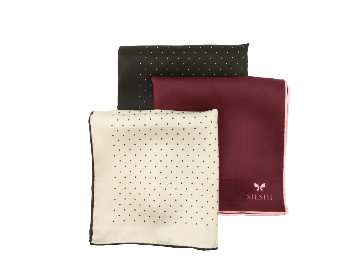 Платки-паше SILSHI выполнены в классчиских расцветках и меют оптимальный размер 35х35 см