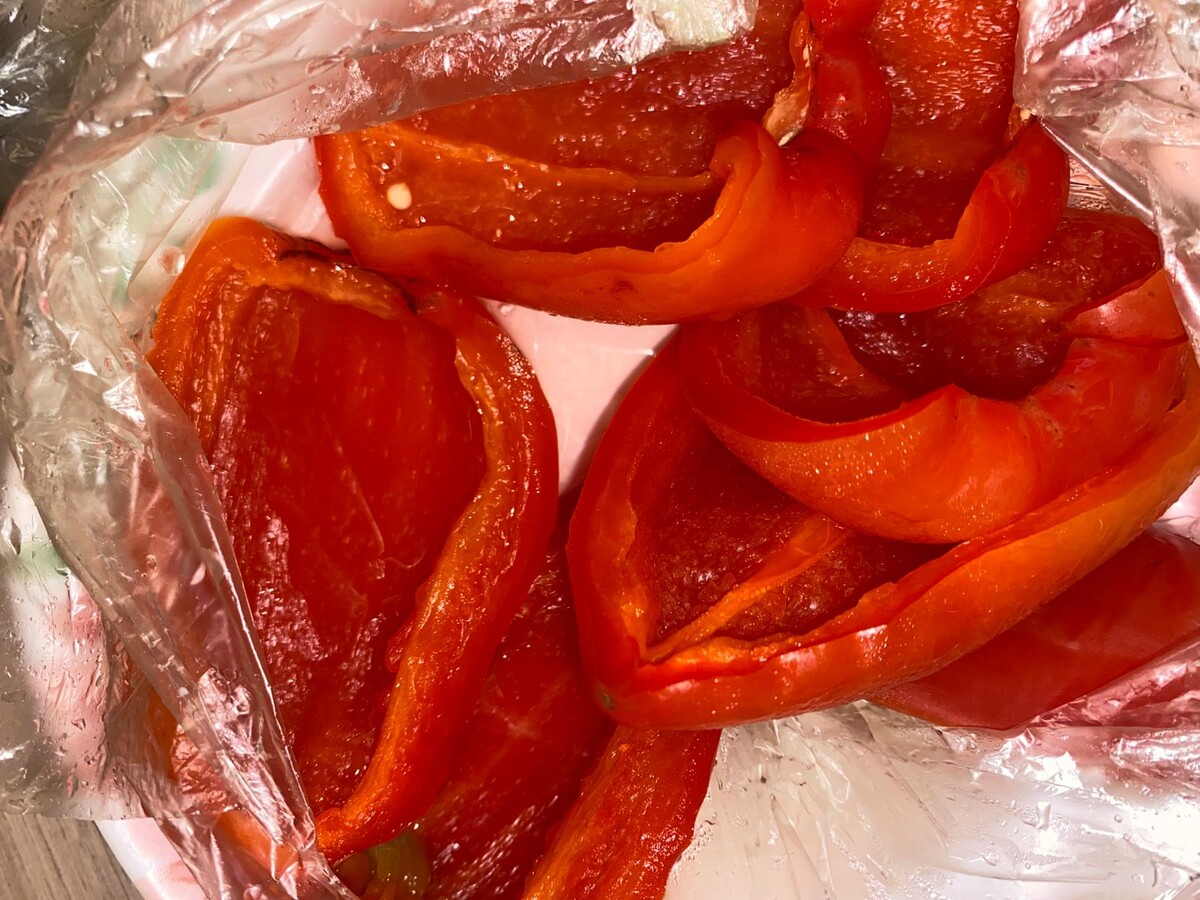 Разморозила сладкий перец 