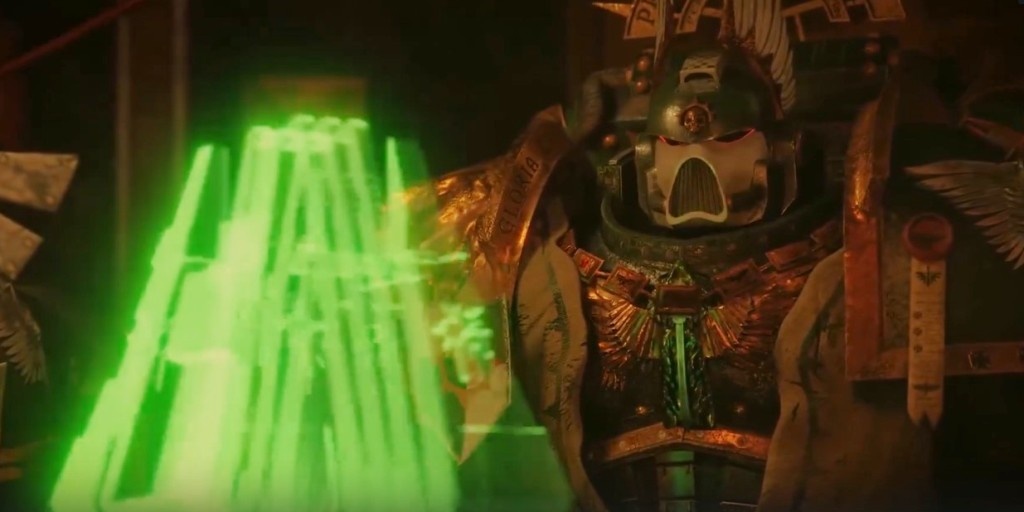 Кадр из фильма Warhammer 40,000: «Пробуждение» (The Awakening) 2024 года.