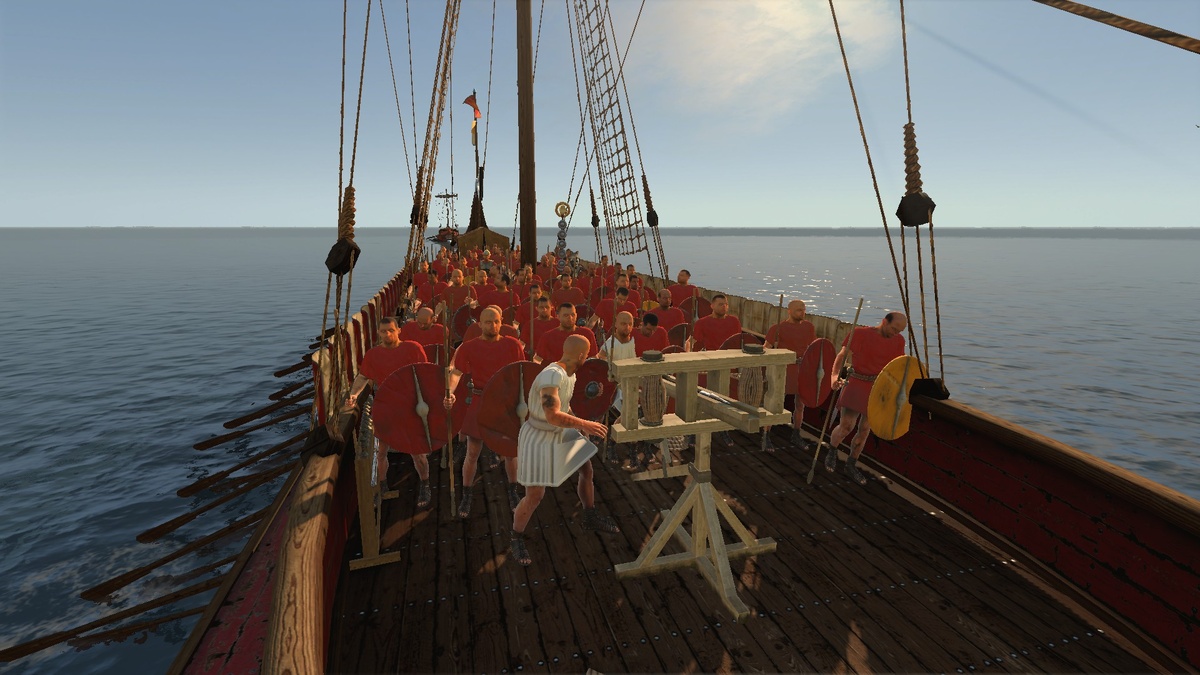 Трирема со скорпионом Total War: Rome II нос