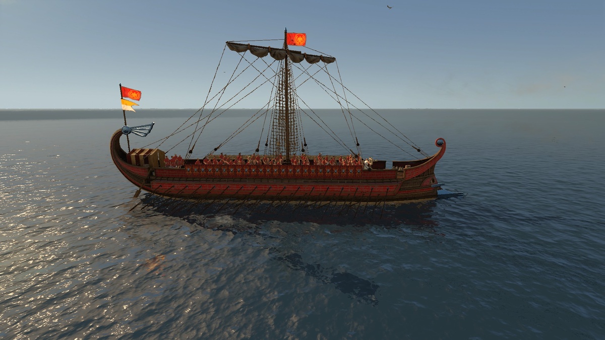 Трирема со скорпионом Total War: Rome II правый борт