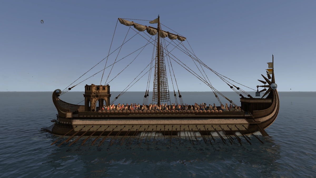 Пентера с башнями Total War: Rome II левый борт