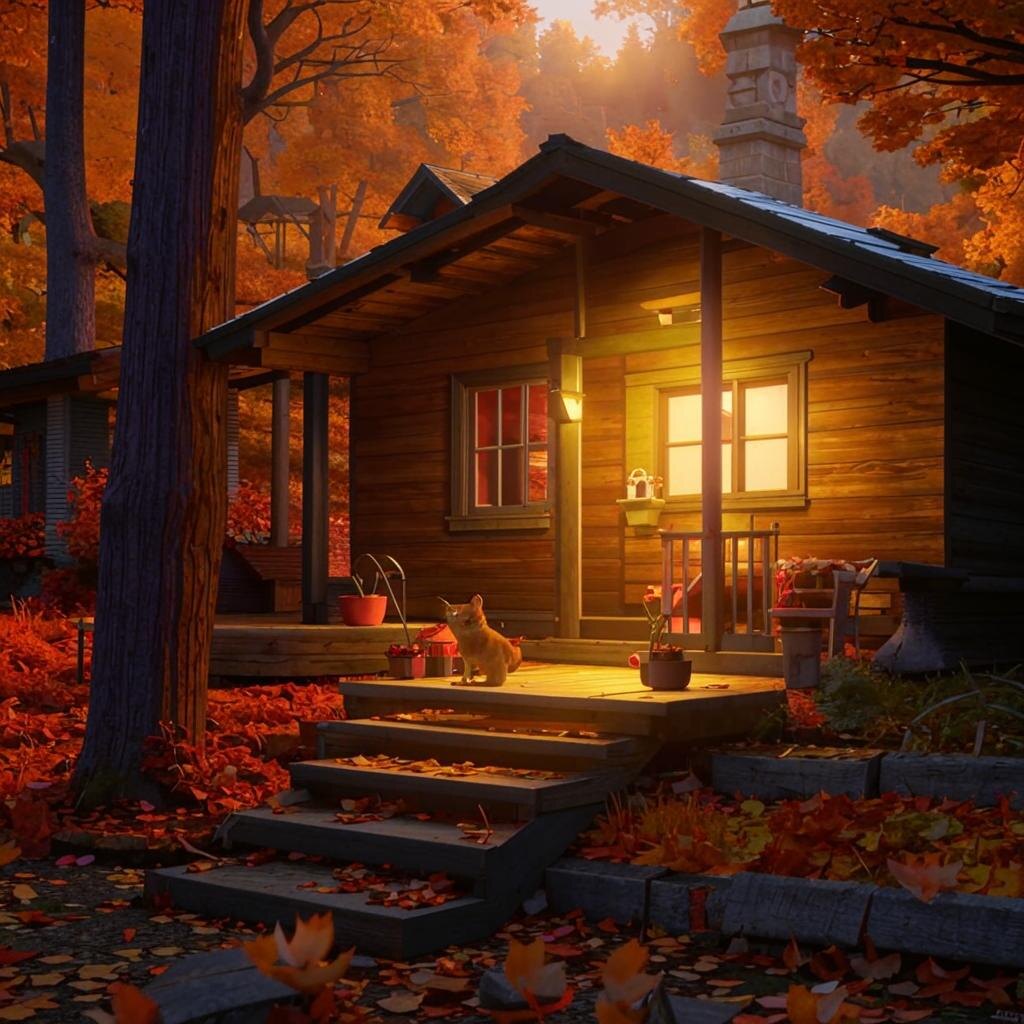 Ноябрьский кот Кандинского