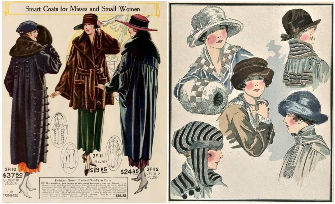 2. 1919 манто, шубы, аксессуары.