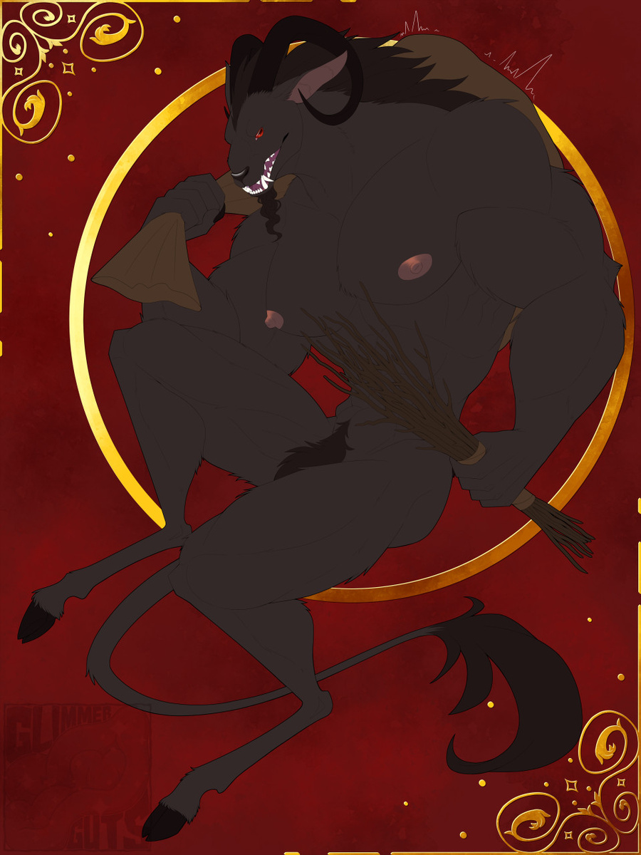 Крампус. Автор неизвестен. Изображение из открытых источников.