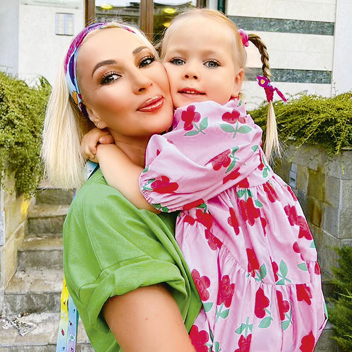    Лера Кудрявцева с дочкой Машей Соцсети Леры Кудрявцевой