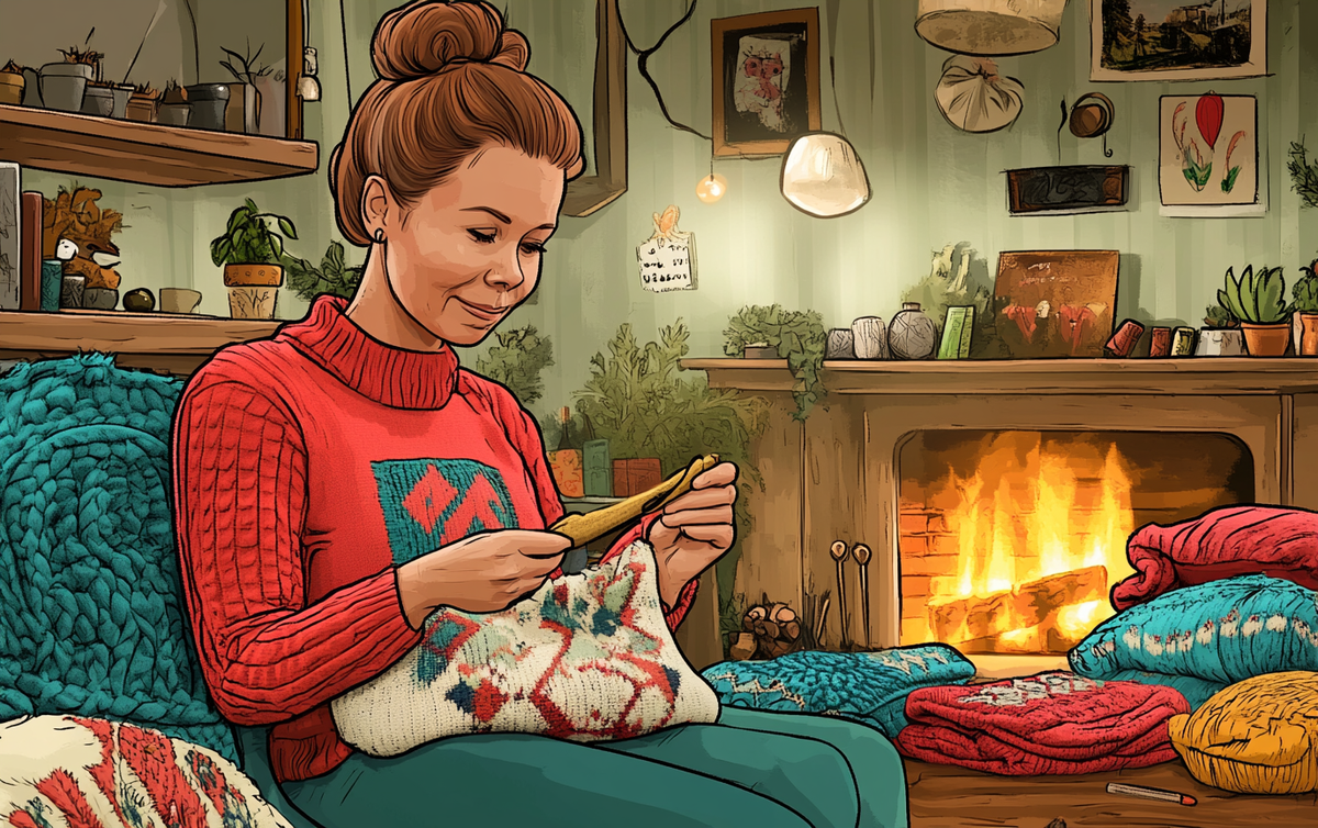    vjazanie_dlja_ujuta_zimnie_podushki_s_originalnymi_uzorami Ленивое Вязание