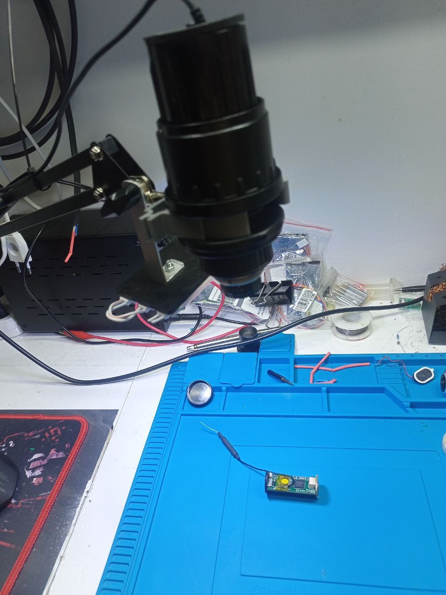 Микроскоп в работе