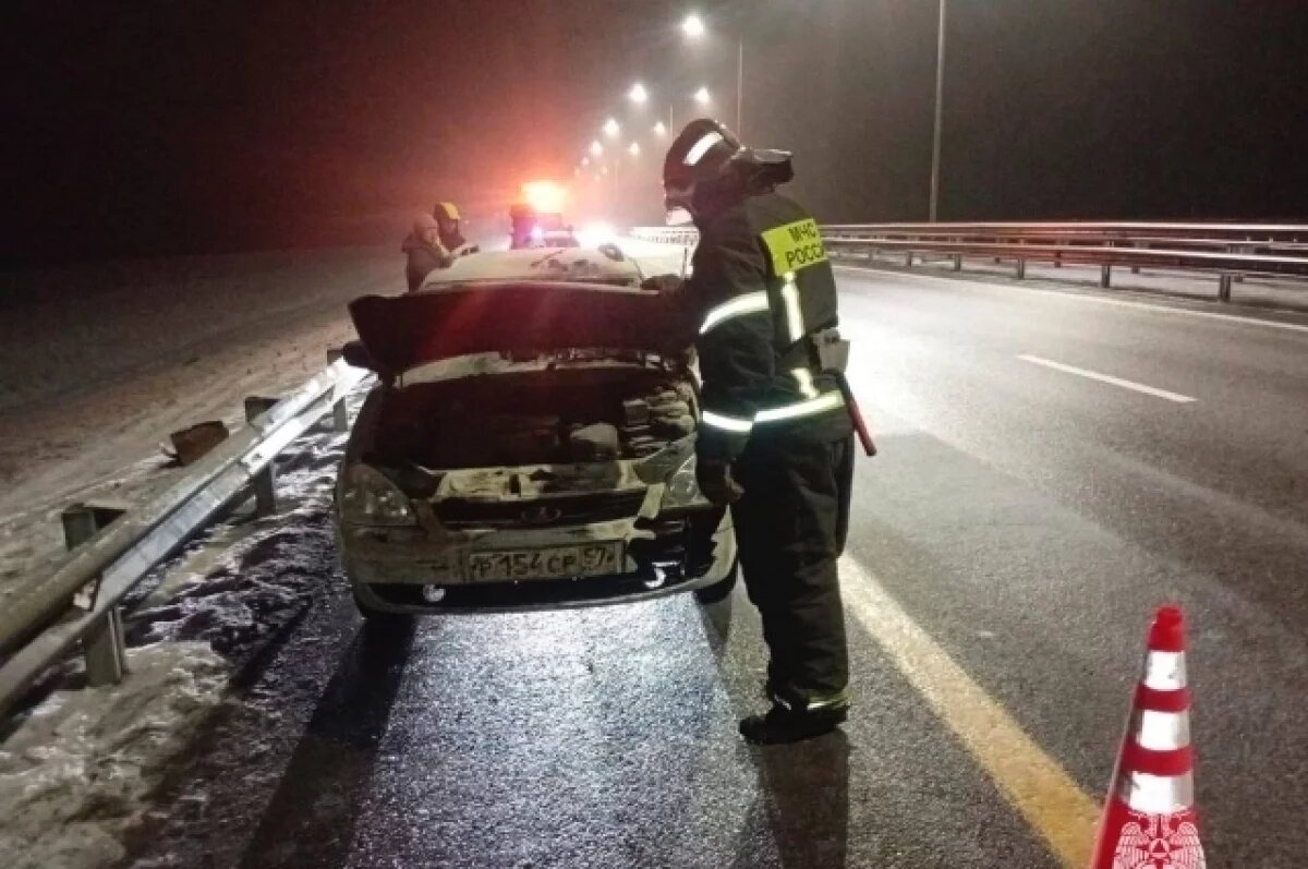    В Тульской области за прошедшие сутки потушено два пожара