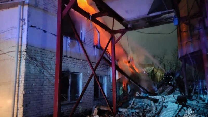     Пожар в Павловске МЧС по Алтайскому краю