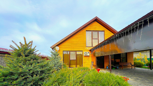 Готовый дом в Краснодар веранда