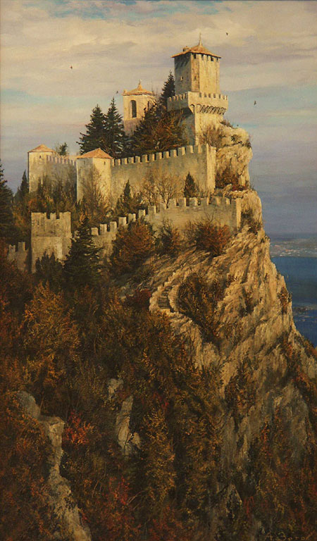 Алексей Зотов. Греция. Холст, масло, 60х110