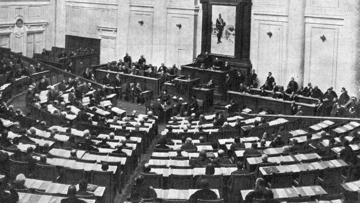 Открытие сессии Третьей Государственной Думы Российской империи