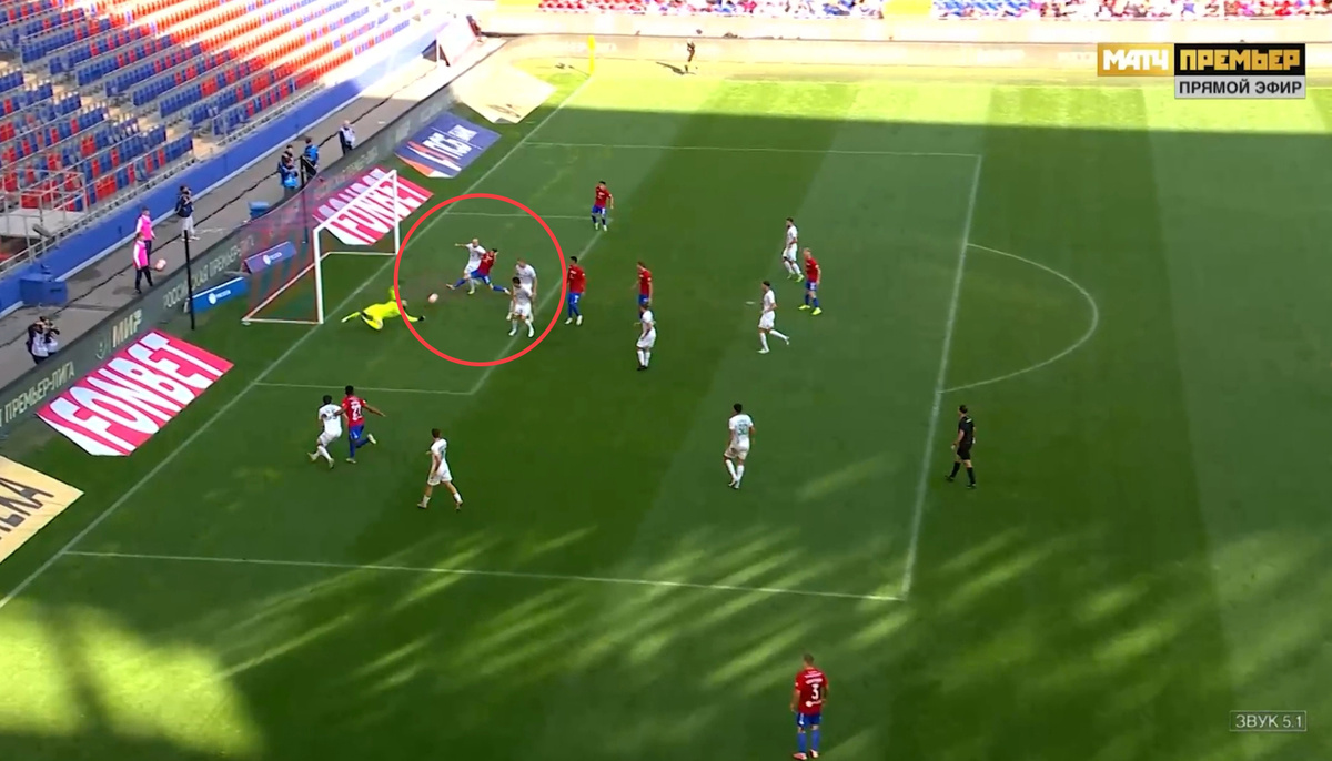 Гол в ворота «Пари НН»