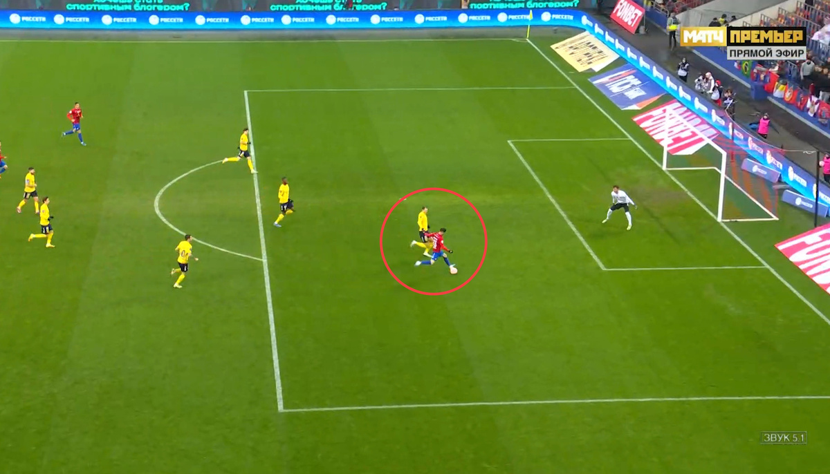 Гол в ворота «Ростова»