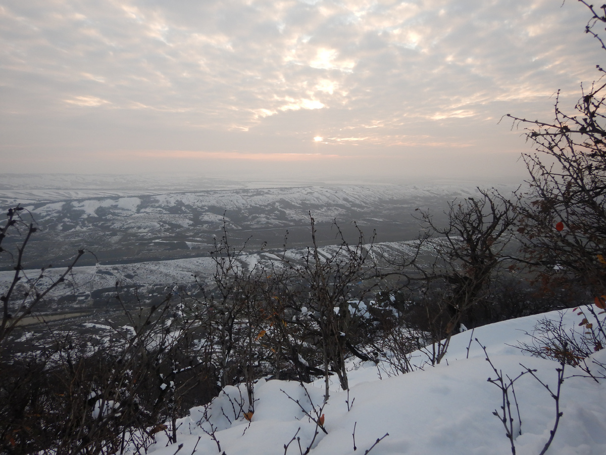 "Закатный свет".   Гора Бык.  29.12.2024г.