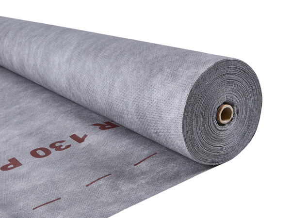 Типа такого. Чем-то похоже на спанбонд, но с одной стороны как будто плёнка на нём нанесена