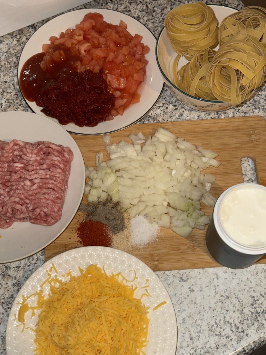 Ингредиенты для приготовления