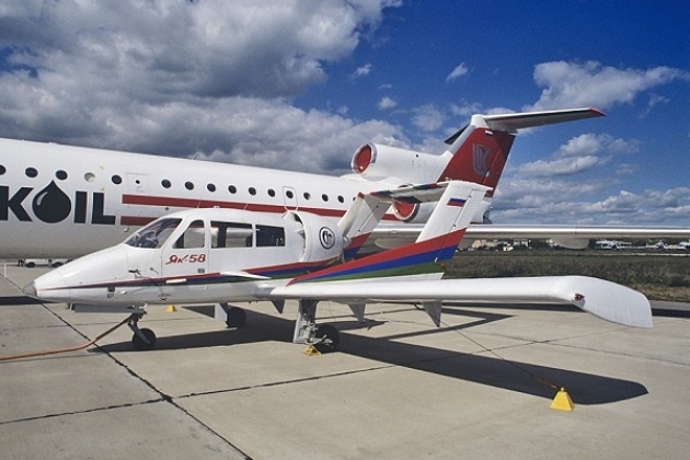 Як-58 на одном из авиасалонов МАКС. Фото из сети интернет.