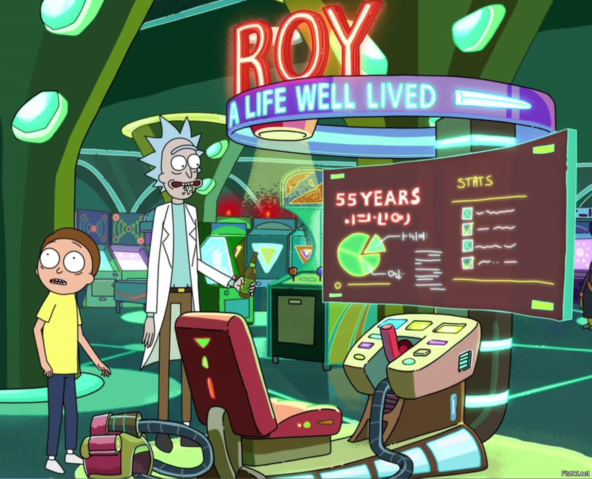 Кадр из сериала "Рик и Морти"