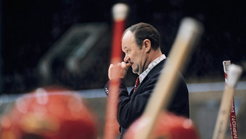 Всеволод Бобров тренер сборной СССР во время суперсерии -72