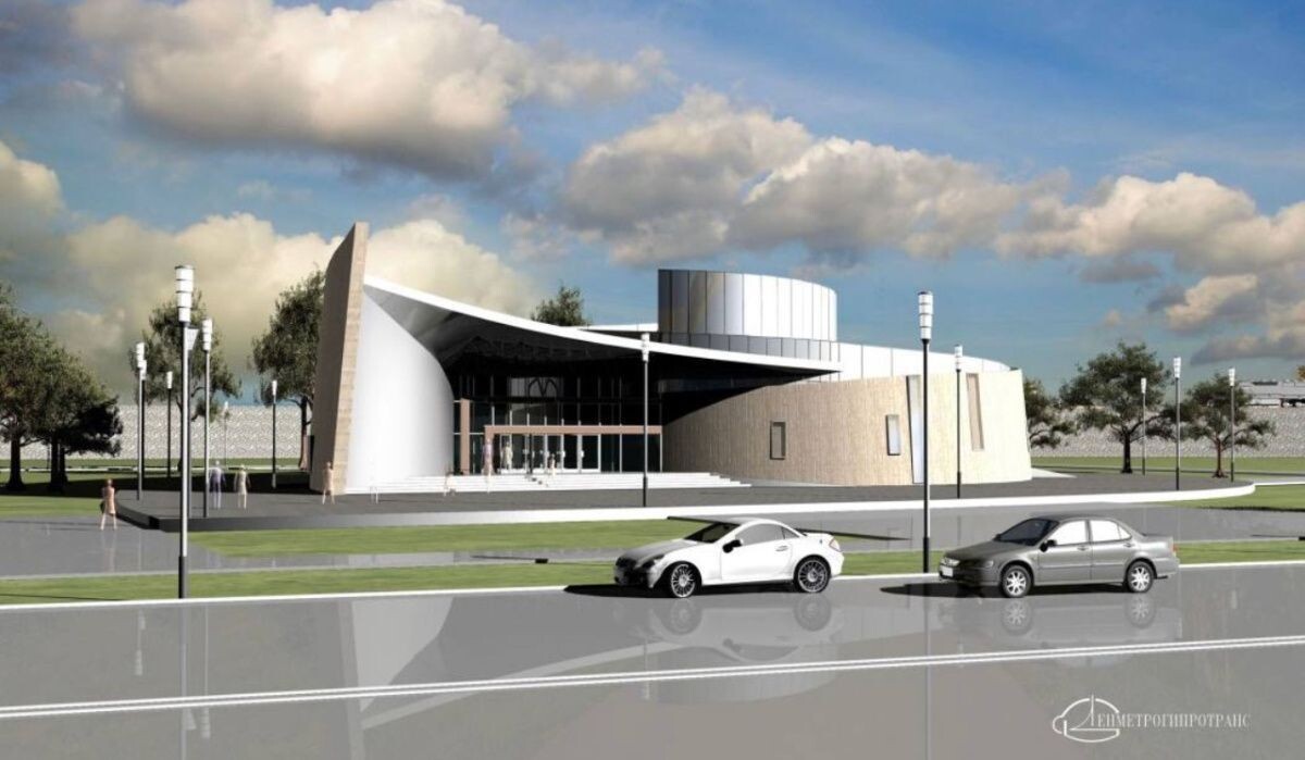     Проект вестибюля. Источник: t.me/podzemnik_spb Автор фото: Ленметрогипротранс