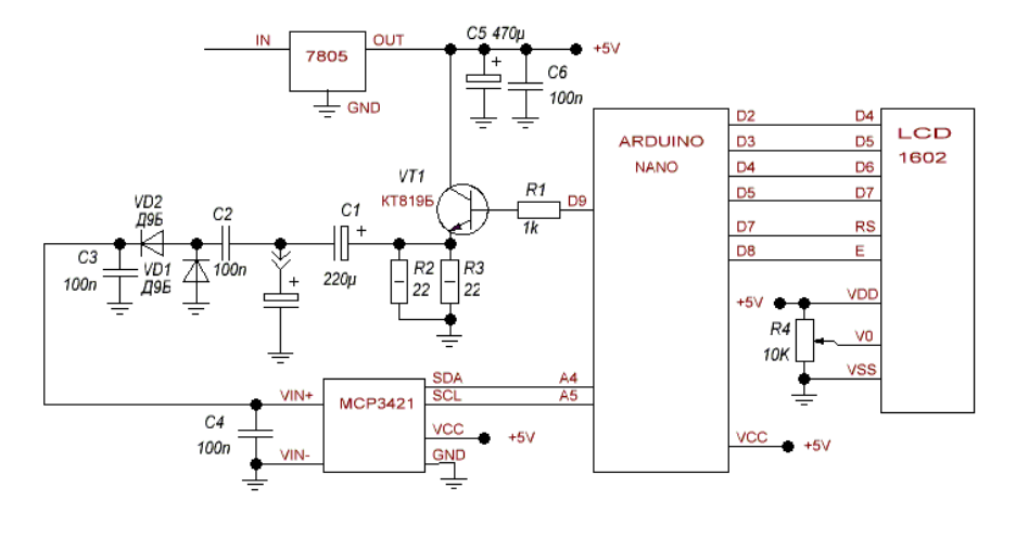 Схема тестера