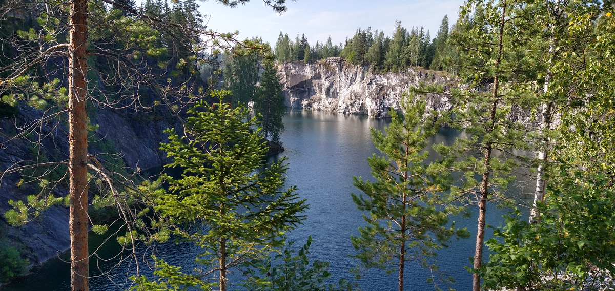 Каньон большой и прогулка пешком вокруг него наверное около 2 км