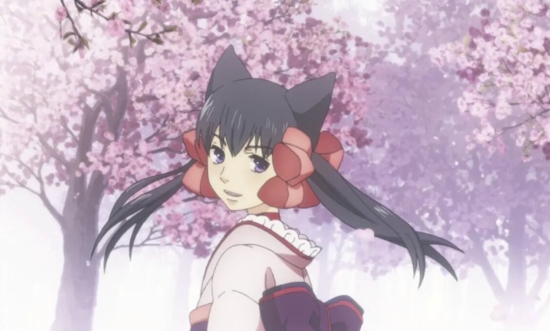 Кадр из аниме «Девушка-демон Дзакуро»   📷