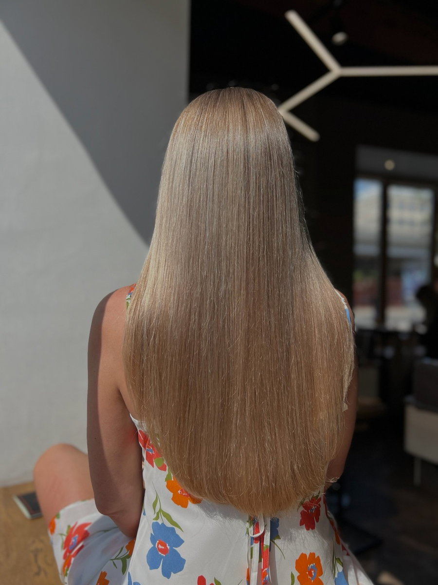 Уход HADAT на окрашенных волосах 