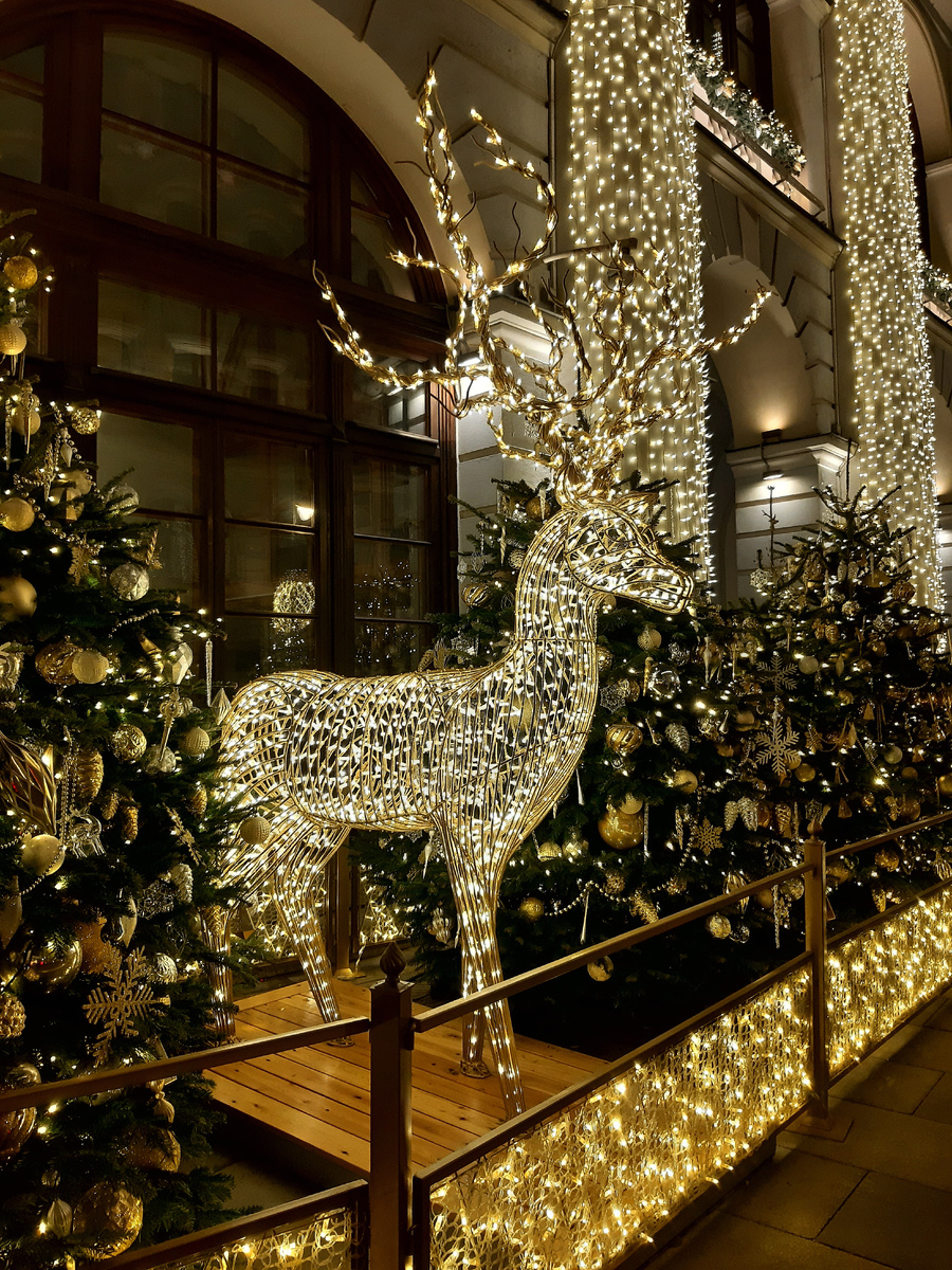 Новогодняя Москва 2025 год. Гостиный Двор.