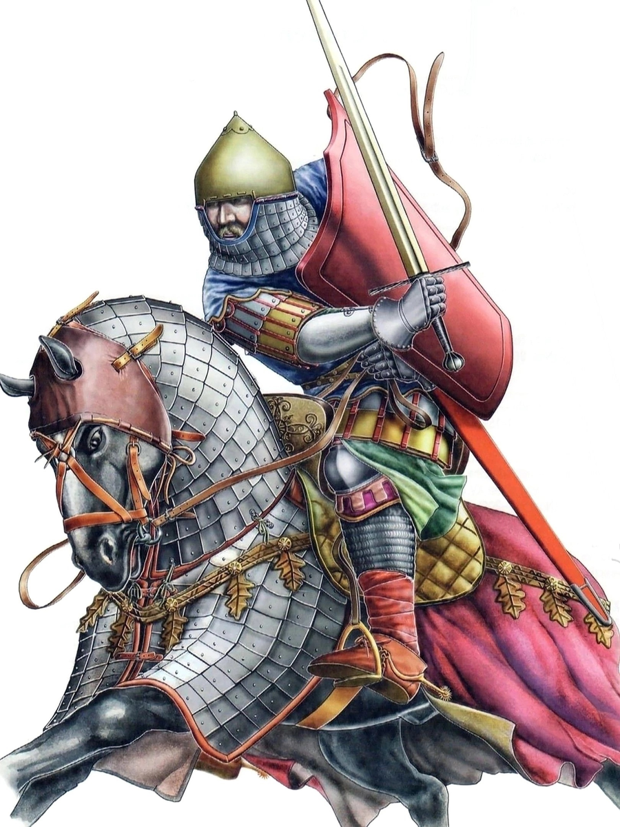 Новгородский посадник в бою (XIV-XV вв.)