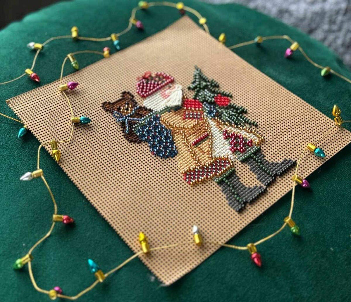 Мой первый зимний финиш - Дедушка Мороз от милл хилл