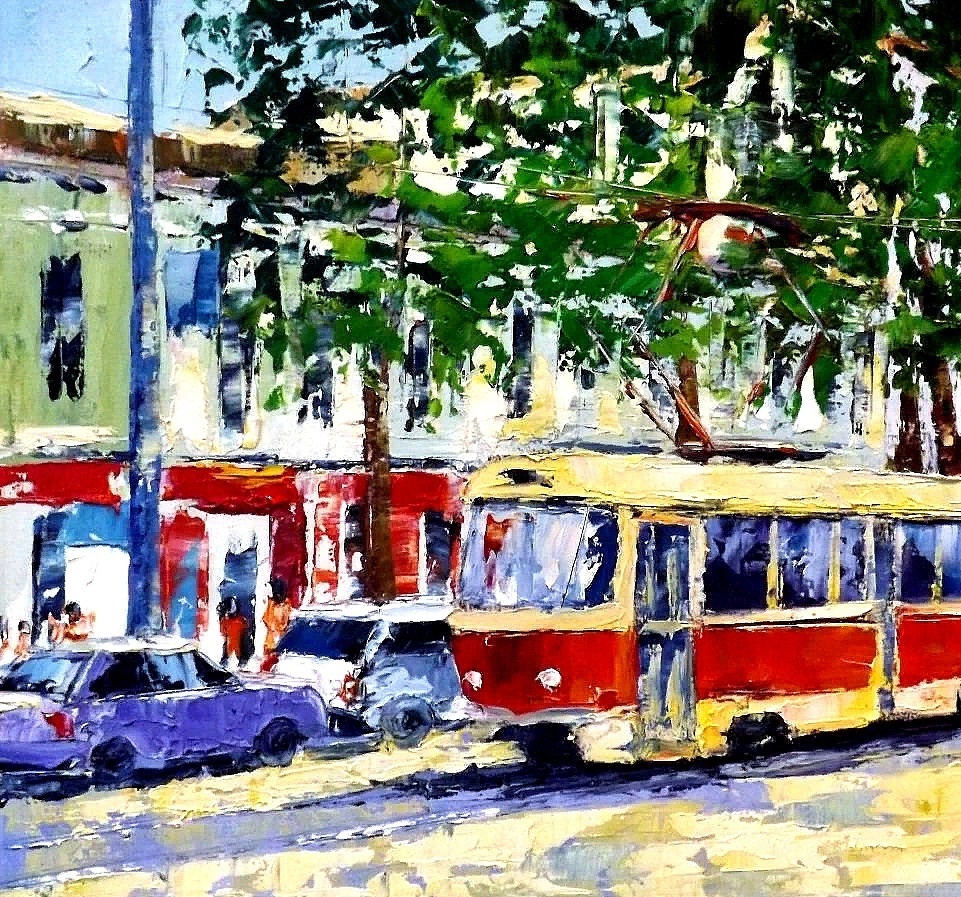 С. Волков. Старый трамвай