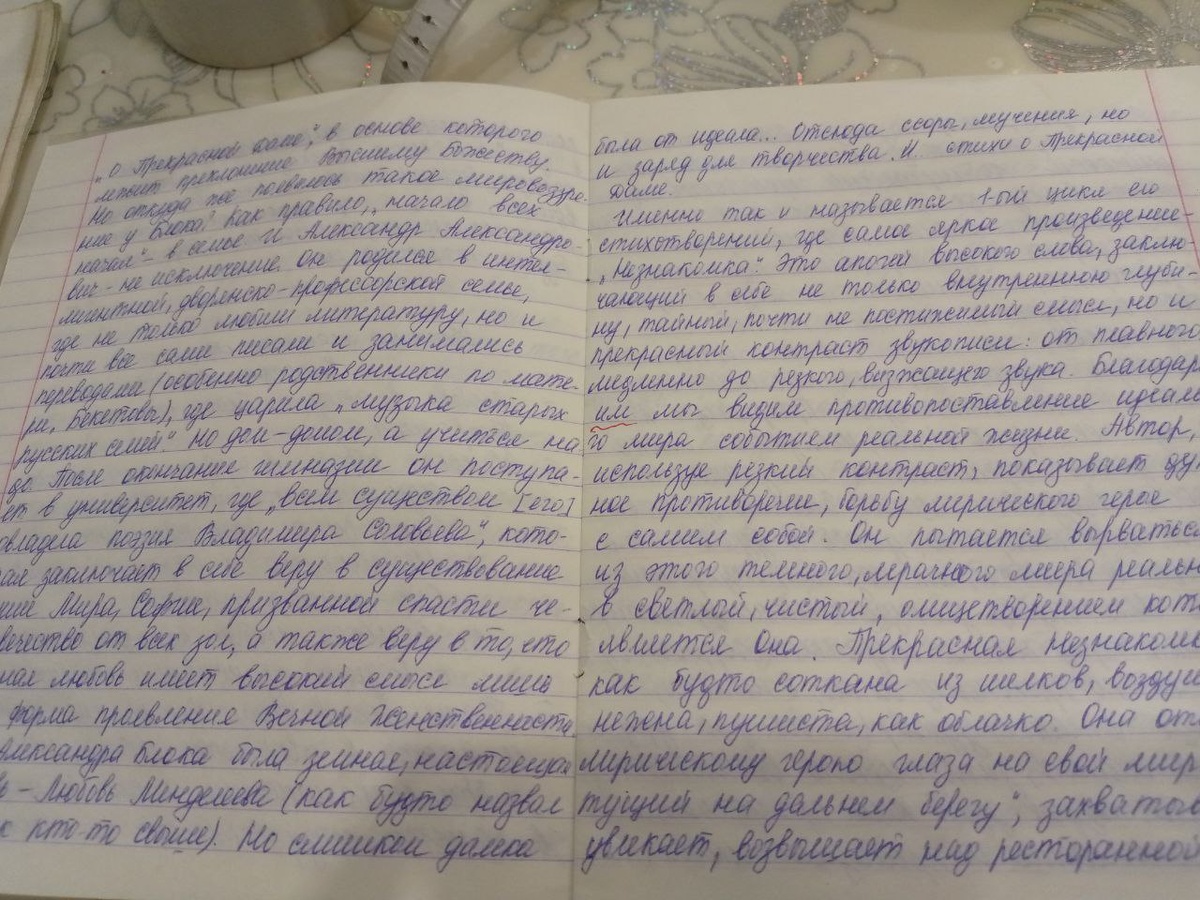 Женские образы в поэзии Александра Блока.