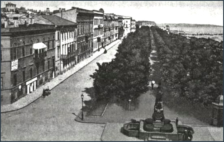 Банк и дом Эфрусси в Одессе 1890 года (2-е и 3-е здания)