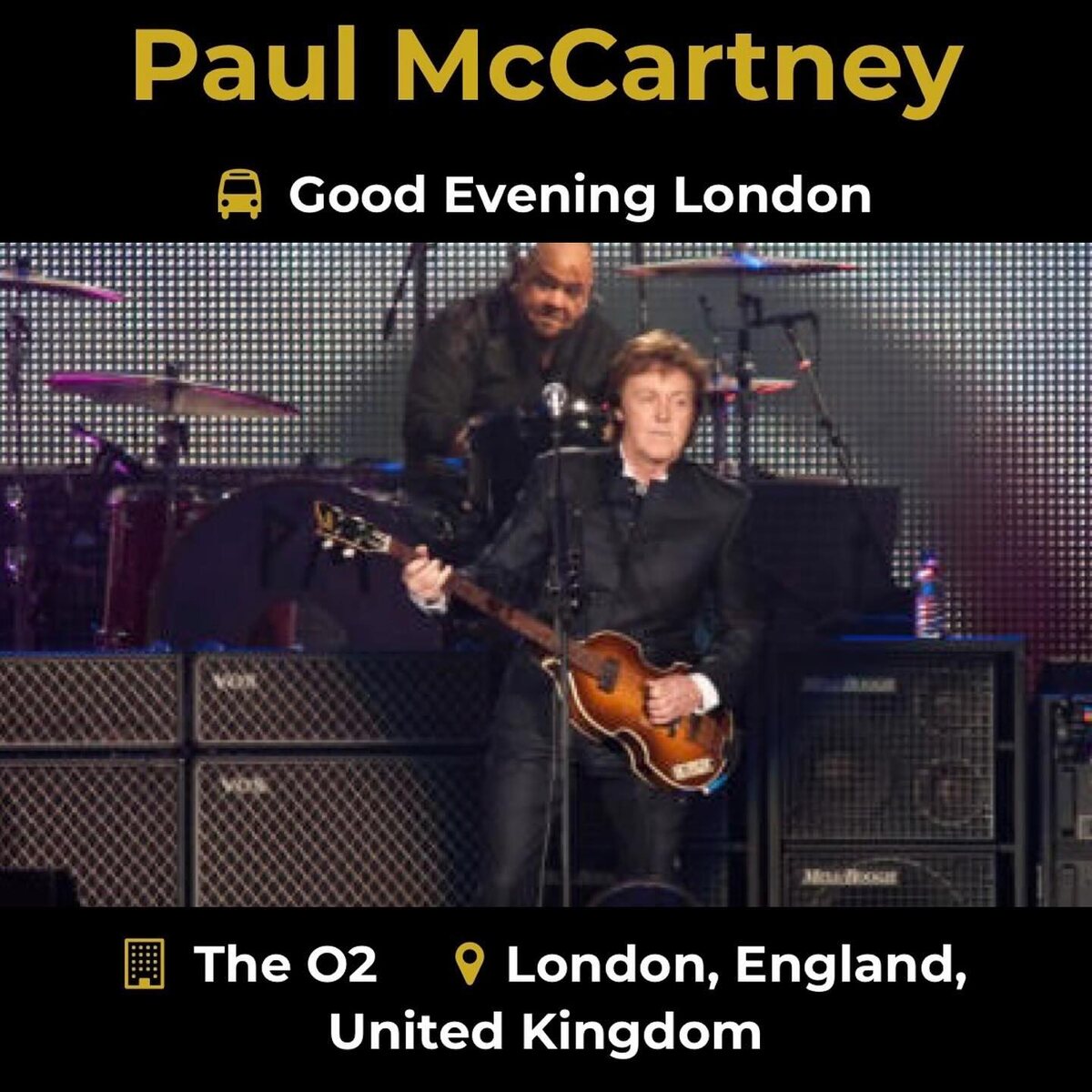 Пол на O2 Arena, 2009