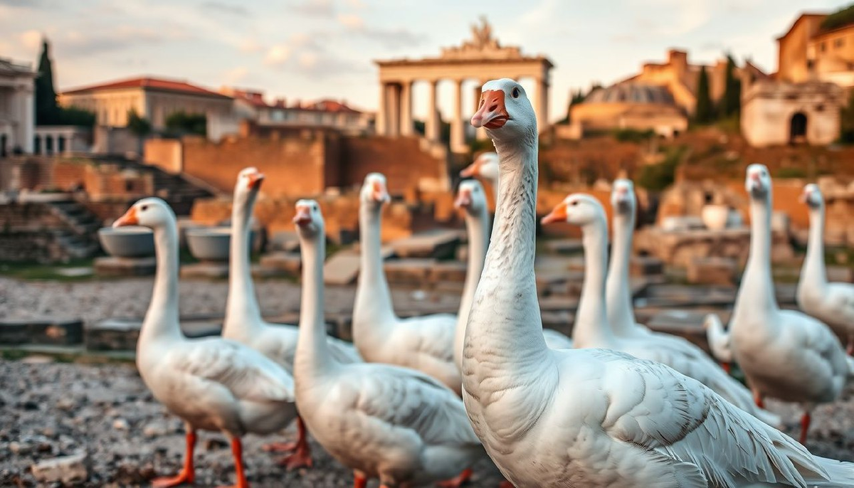 боевые гуси Рима