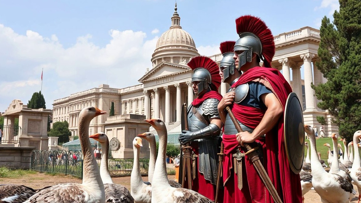 гуси и римляне