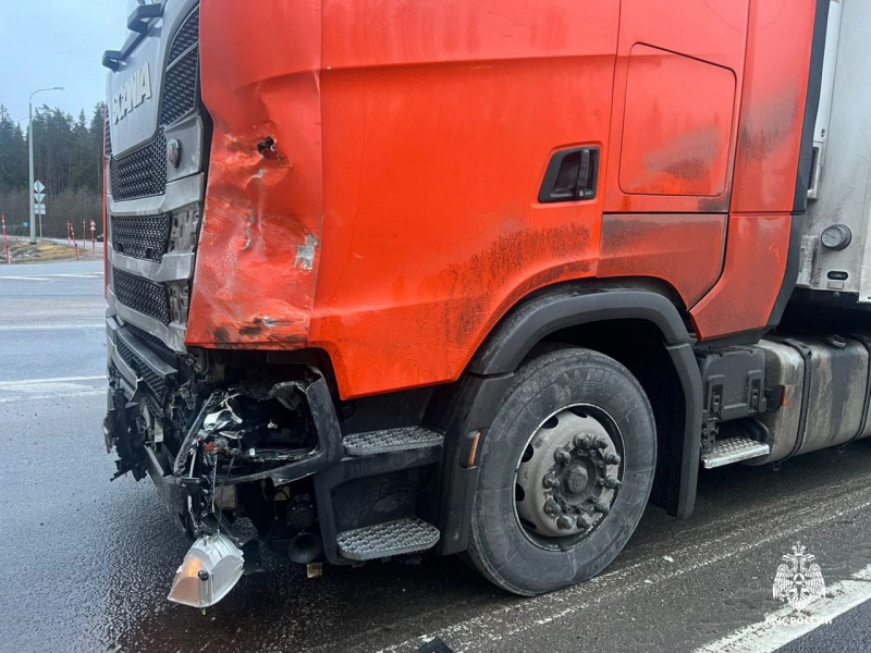    Спасатели показали фото с места смертельного ДТП под ПетрозаводскомМЧС Карелии