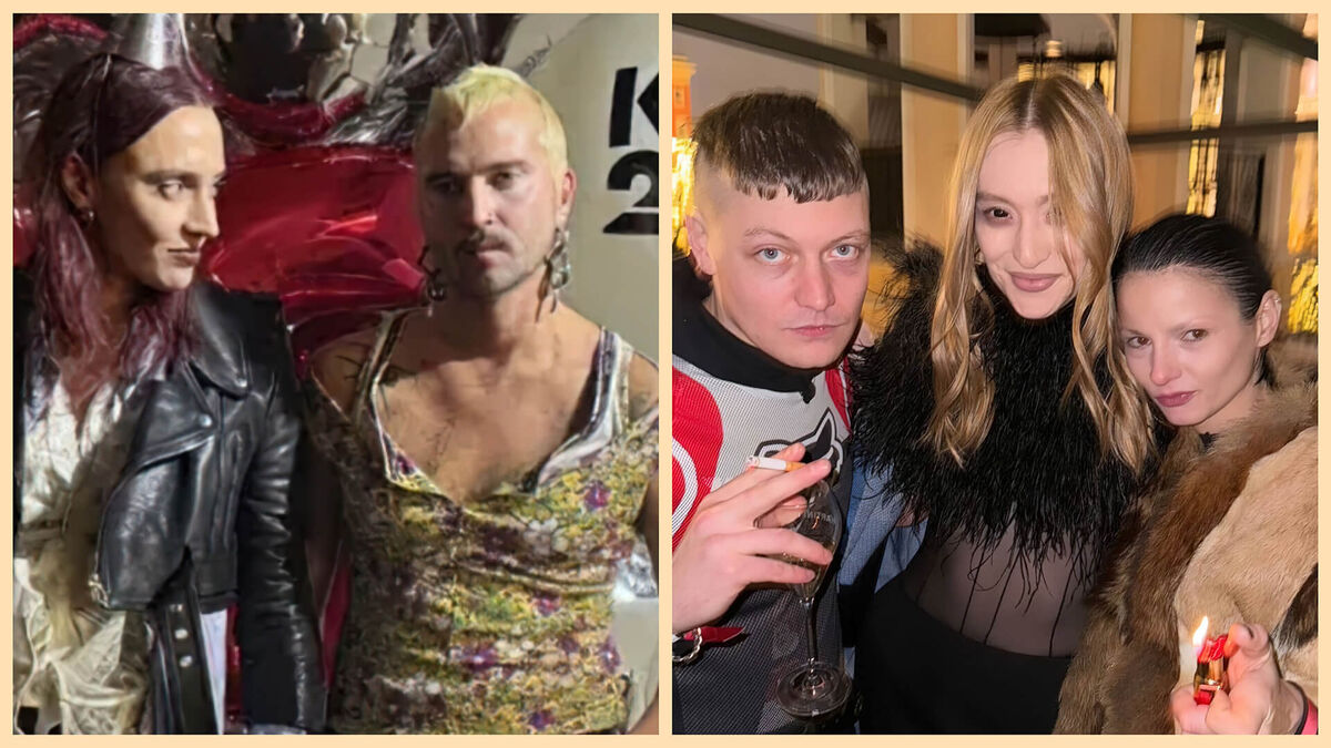 Мужики в платьях, Глюкоза на полу с Рубчинским, а Гудков коверкает песни. Звёздная тусовка в стиле вечеринки Ивлеевой