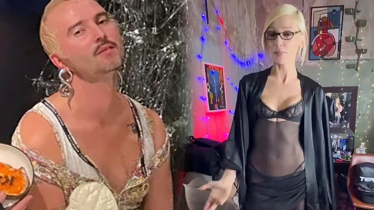 Мужики в платьях, Глюкоза на полу с Рубчинским, а Гудков коверкает песни. Звёздная тусовка в стиле вечеринки Ивлеевой