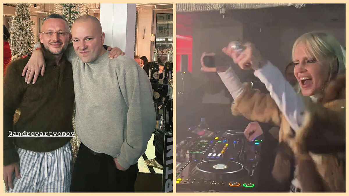 Гоша Рубчинский и Глюкоза за диджейским пультом