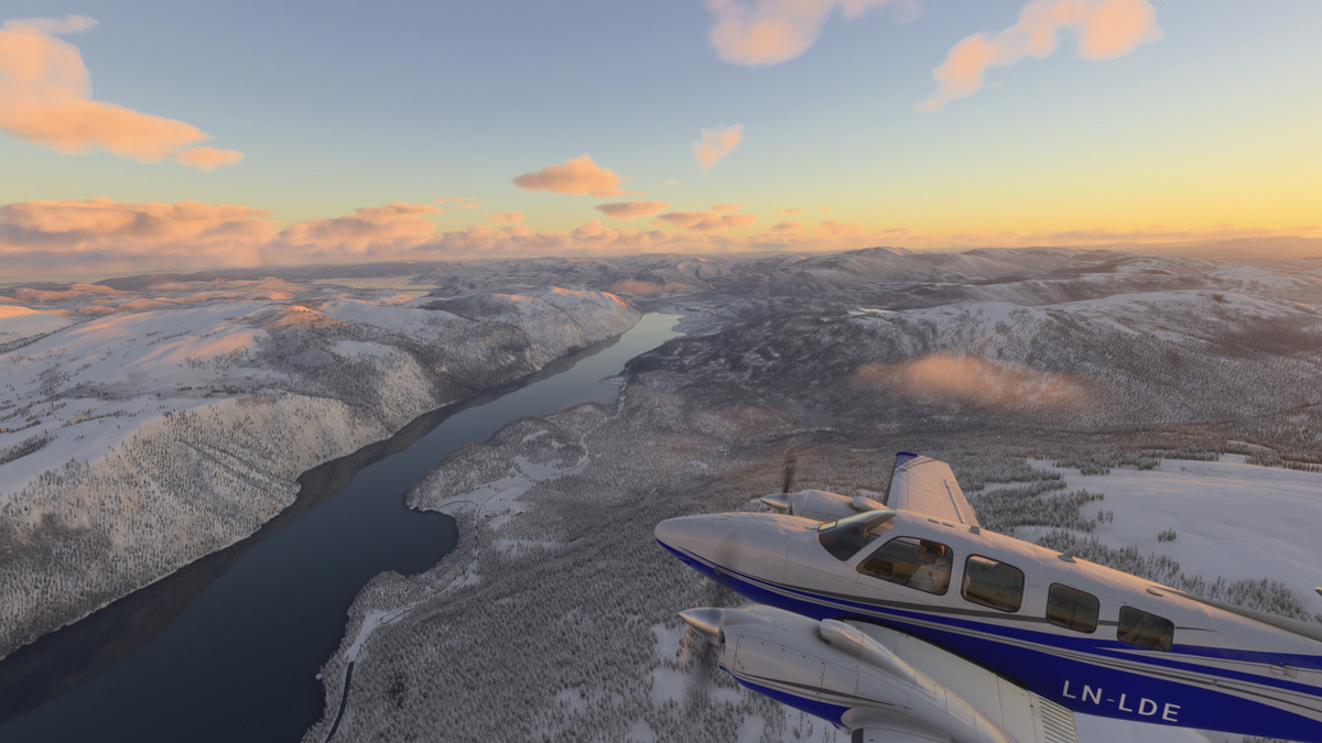 Скриншот из игры "Microsoft Flight Simulator 2024"